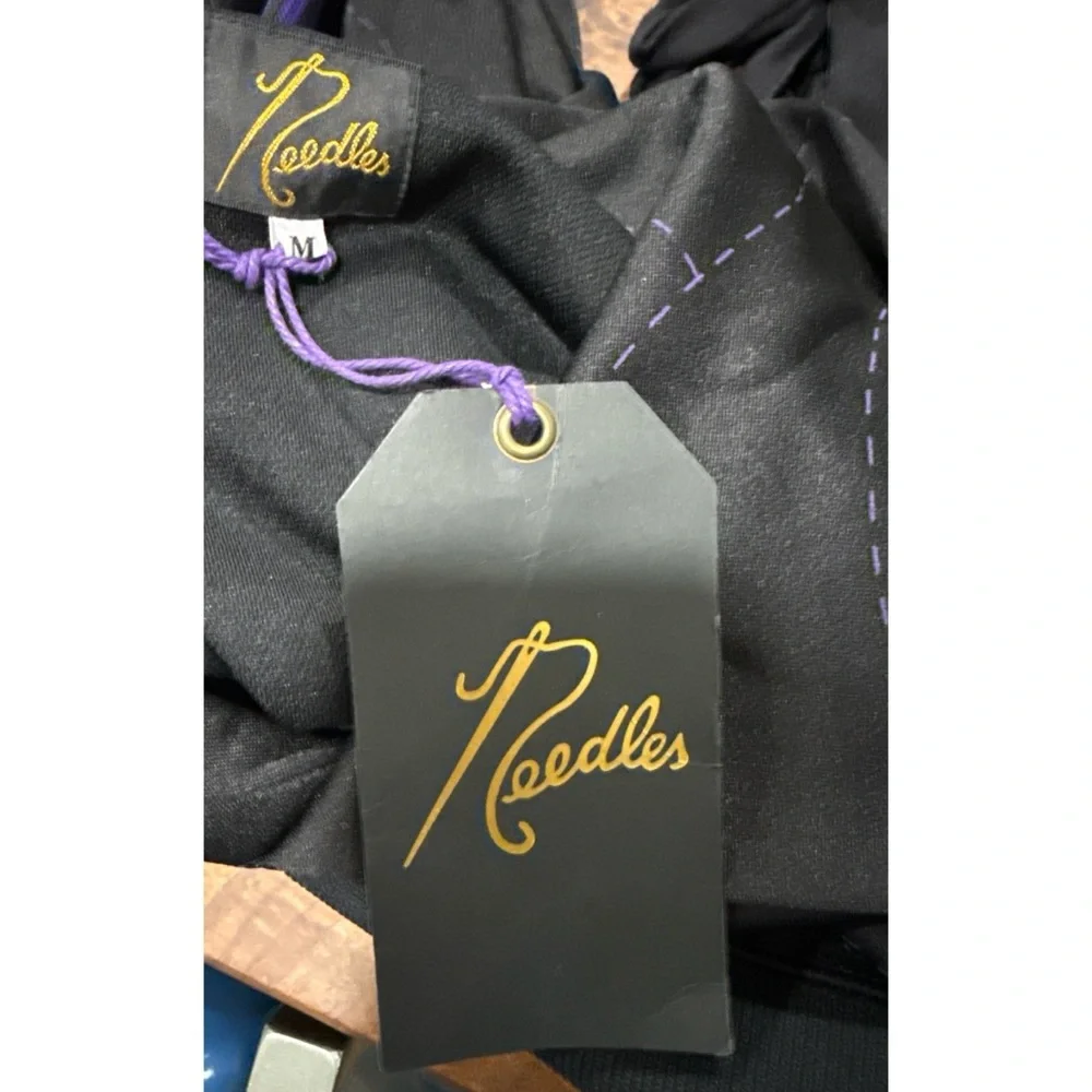 NWT NEEDLES x DC Shoes Edition Black & Purple Hoodie Sweater Jacket M​